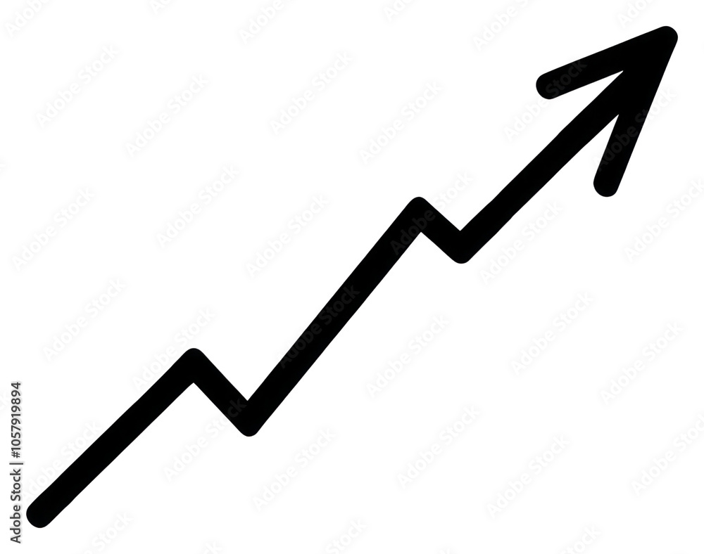 Poster png arrow graph performance financial indicator.