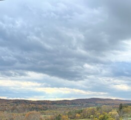 landscape with clouds