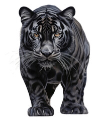 Obraz premium PNG Black Tiger tiger wildlife animal.