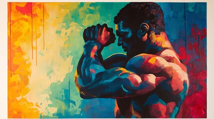 abstract bodybuilding pictures images