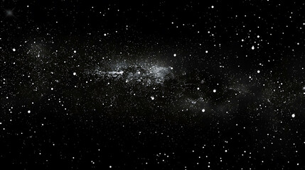 Obraz premium The image is a beautiful night sky with a bright, detailed galaxy. The stars are bright and vivid, and the Milky Way is clearly visible.