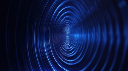 Abstract Blue Spiral