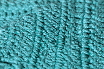 Crochet, hand -woven, macro, close -up.
