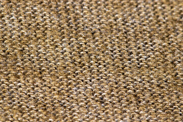 straight knitting, loop, close -up. macro.