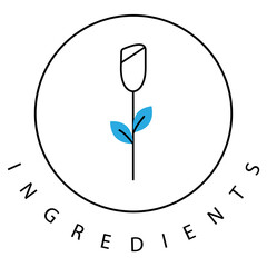 Organic Natural Ingredients Product Vector Icon Design