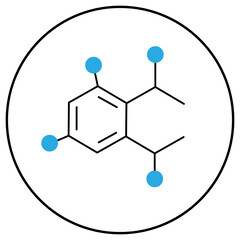 Eco-Friendly Molecular Formula for Phthalates Vector Icon Design