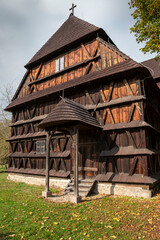 The Wooden Protestant Articular Church in Hronsek, Banska Bystrica, Slovakia. Unesco World Heritage Site.