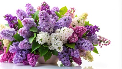 Macro Fresh Lush Bouquet Colorful