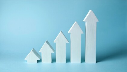 progress or development concept, Business growth, investment profit increase, arrow graph future growth plans, growing sales and revenue, with out texts