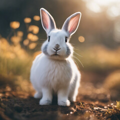 Cute Rabbit Closeup