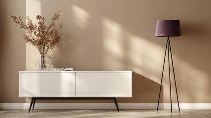 Modern Living Room Decor with Stylish Furniture and Natural Elements