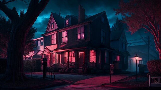 A dark and twisted dreamscape of Freddy Krueger