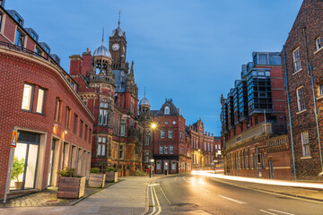 Fototapeta premium Clifford Street architecture in City of York. England. UK