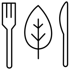 Vegan Friendly Organic Eco Vector ICon Design