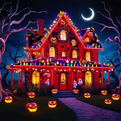 HALLOWEEN HOUSE MODREN
