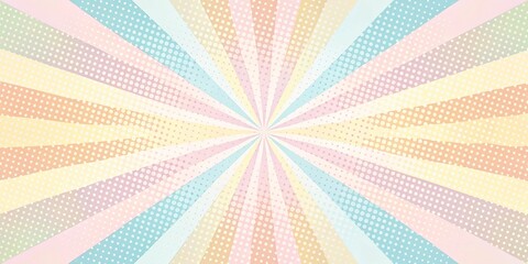 Medium shot pop art background with neutral pastel colors