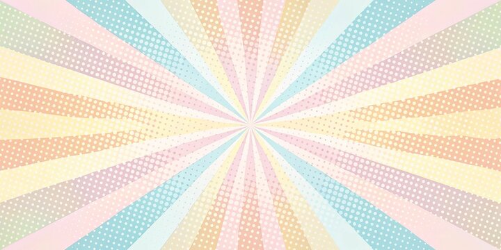 Medium shot pop art background with neutral pastel colors