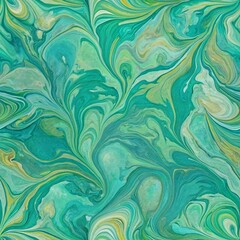seamless turquoise floral pattern