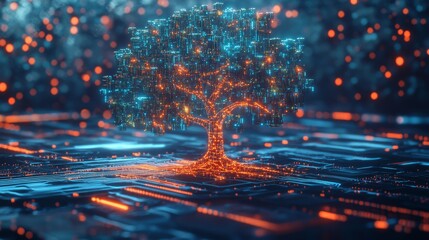 Digital Tree of Life: A Fusion of Nature and Technology