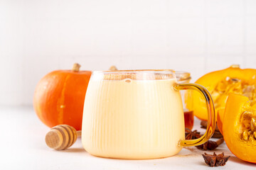 Sweet non caffeine pumpkin milk