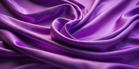 Fototapeta premium Minimalist soft purple fabric background with smooth folds
