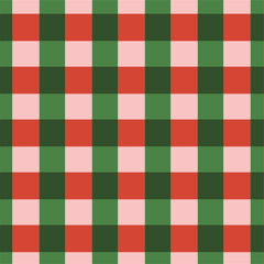 Christmas checkered and striped patterns. Buffalo check. Vintage backgrounds set.