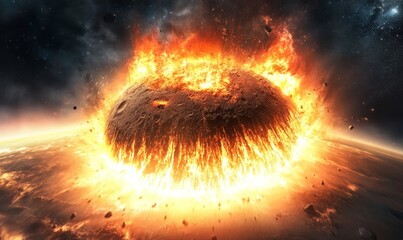 In today s world the impact of an asteroid collision is a real and concerning threat