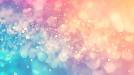 Obraz premium Abstract pastel holographic blurred grainy gradient banner background texture. colorful digital grain soft noise effect pattern. lo-fi multicolor vintage retro design. Pastel Gradient. Illustration