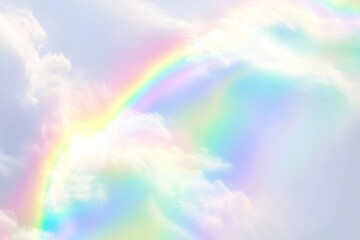 Holographic pastel rainbow iridescent background ideal for recipe card templates and creative projects, showcasing vibrant colors and a dreamy aesthetic.