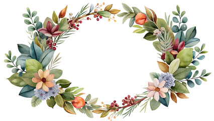 Botanical Bliss - Floral Wreath Design