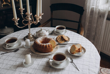 cup of tea and cake