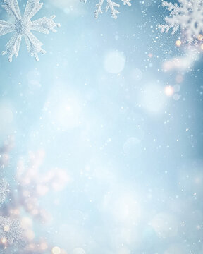 Winter Photo Backdrop Background 4x5 Social Post Instagram