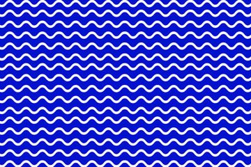 Ocean blue wave seamless pattern decoration	