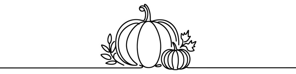 Minimalist vector illustration depicting a fish swimming, created with a continuous line