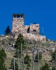 Lookout Tower on Mount Coolidge in Custer State Park in the Black Hills
