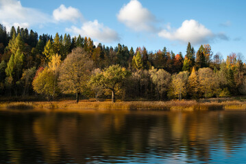 Obraz premium lake in autumn