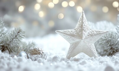 Christmas Star that is white