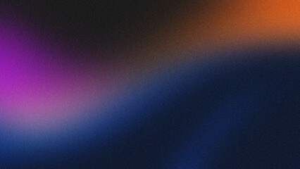 Abstract black, blue, orange and pink backgrounds with smooth gradations and rough textures