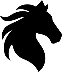 horse head silhouette