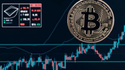A detailed view of cryptocurrency trading featuring Bitcoin and market data, showcasing digital finance growth and investment trends.
