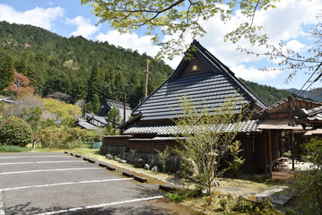 京都大原　寂光院参道の民家　京都市左京区