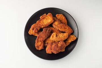 Golden Crispy Chicken Strips: A Tasty American Fast Food Favorite