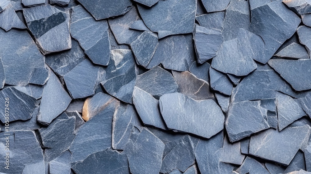 Poster a seamless pattern of dark blue stone blocks creates a sophisticated backdrop for various design app