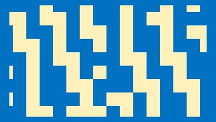 Abstract aesthetic blue and white pixel background.