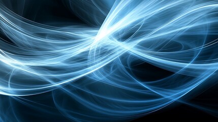 Naklejka premium abstract wavelike design with fluid lines 