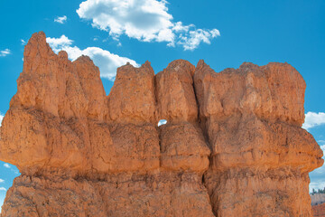 red rocks in canyon