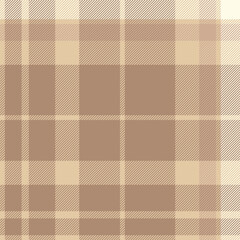 Buffalo background vector pattern, glamor plaid check fabric. French seamless textile tartan texture in light and orange colors.
