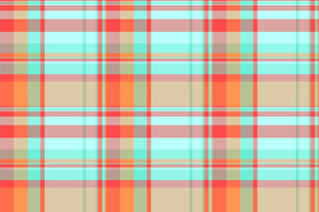 Antique vector pattern background, packing tartan check textile. Rug plaid texture seamless fabric in light and pastel colors.