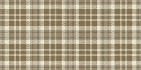 Birthday card seamless textile vector, crossed tartan check plaid. Mosaic fabric pattern background texture in amber and light colors.