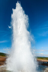 Strokkur, Geyser in nature in Iceland